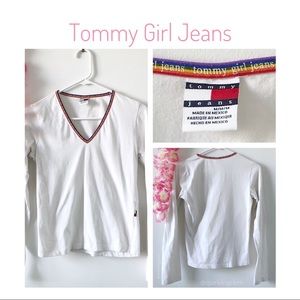 Tommy Hilfiger long sleeve V neck